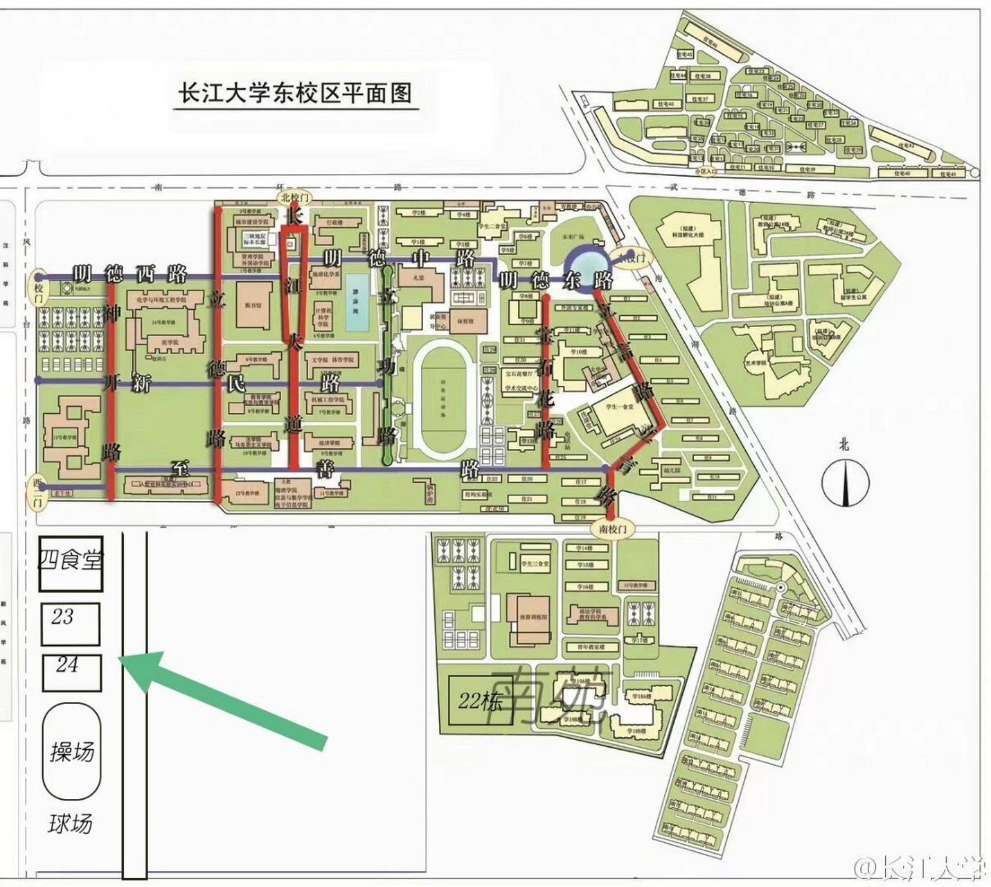 长江大学平面图图片