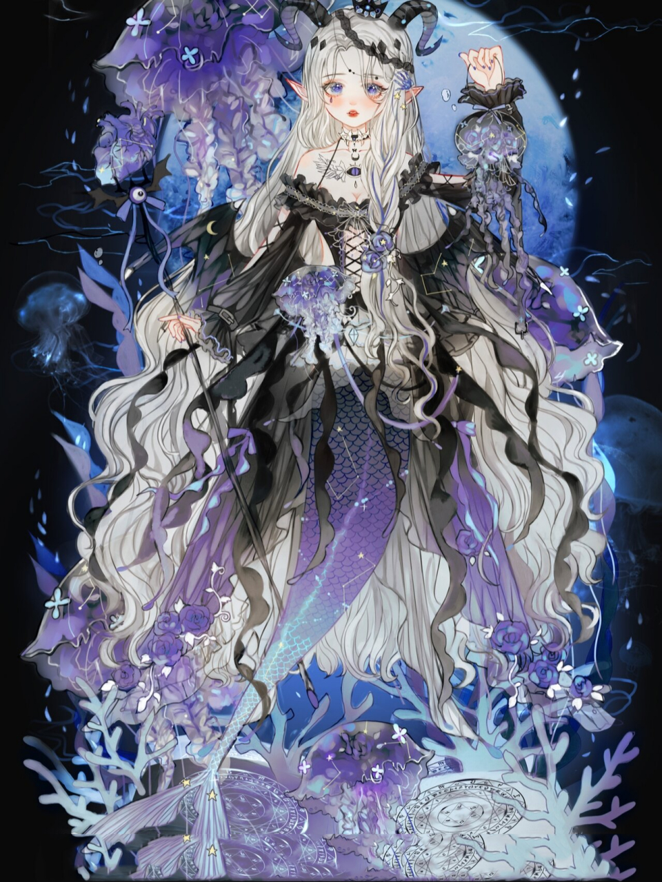 御姐暗黑魔蝎座人鱼女孩系列头像 我来更新暗黑喽 !