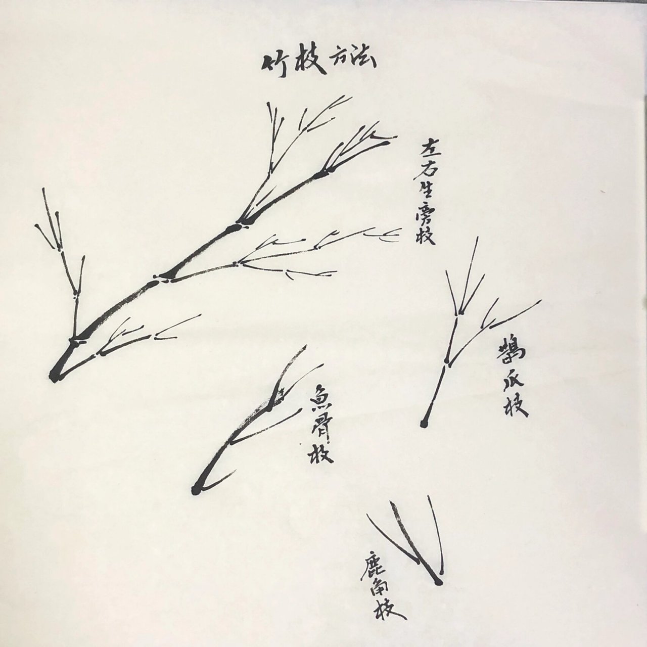 国画|竹子步骤分解 不点开看看怪可惜 竹子的步骤分解,不懂的留言告诉