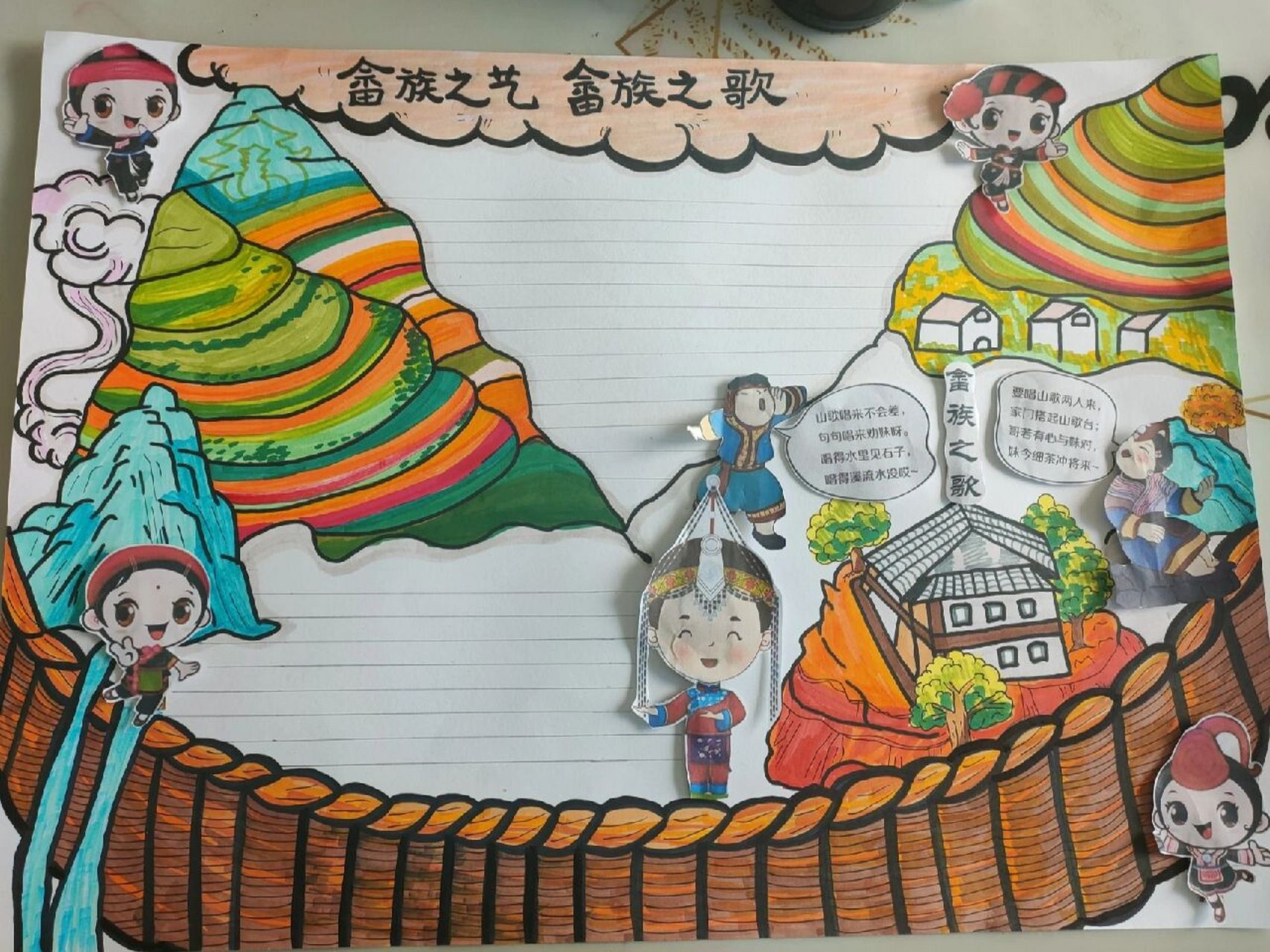 民族音乐手抄报