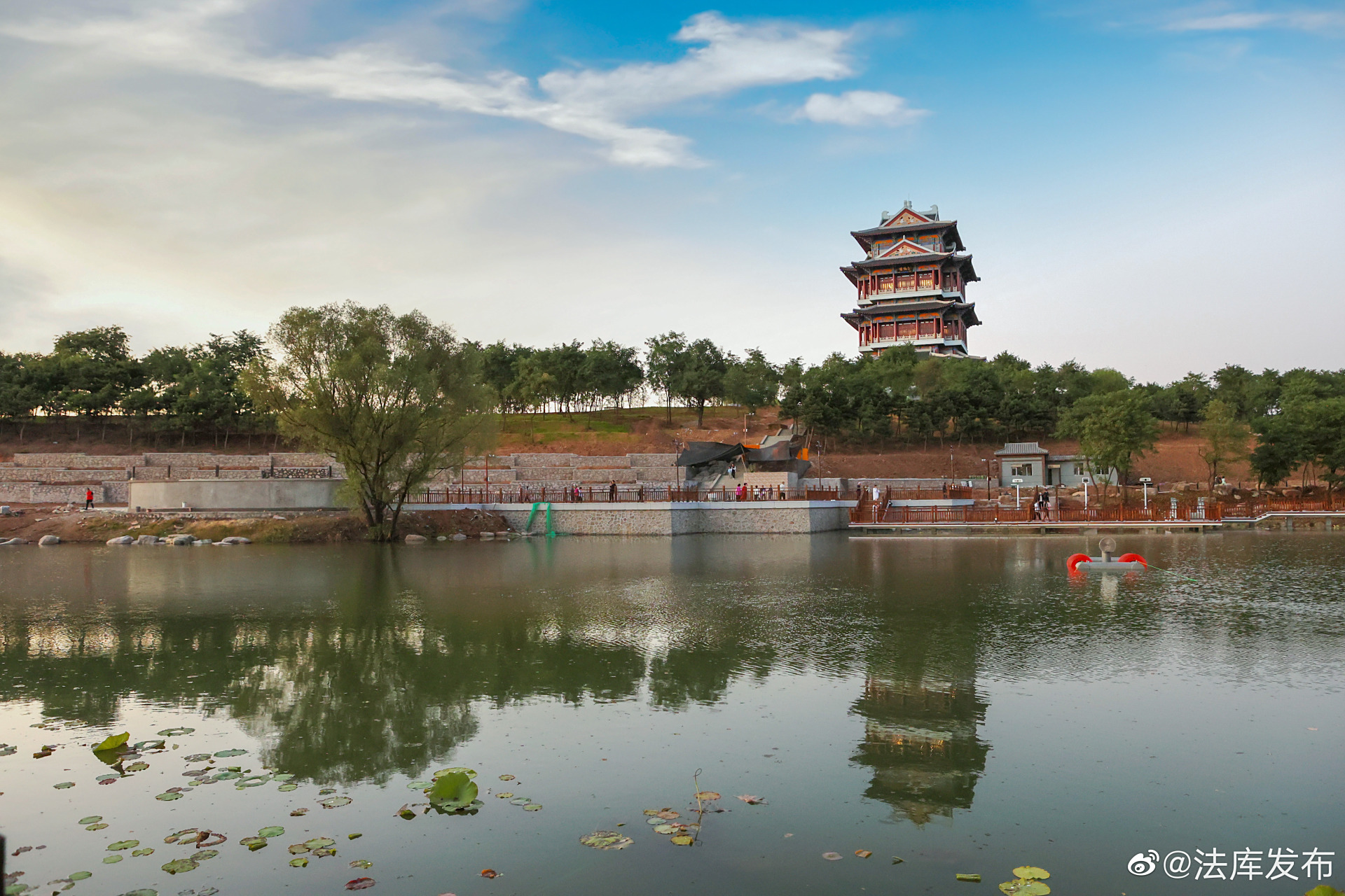 法库景色·白鹤楼#发现沈阳之美##两邻社区推荐官