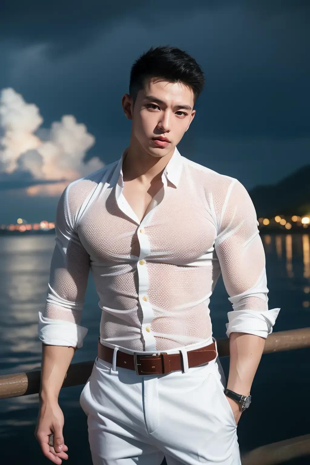 时尚男人,西装革履