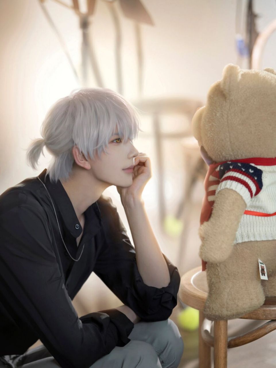 光与夜之恋-熊祁cos齐司礼 熊熊的微博kumaqi熊祁,她是我最喜欢的