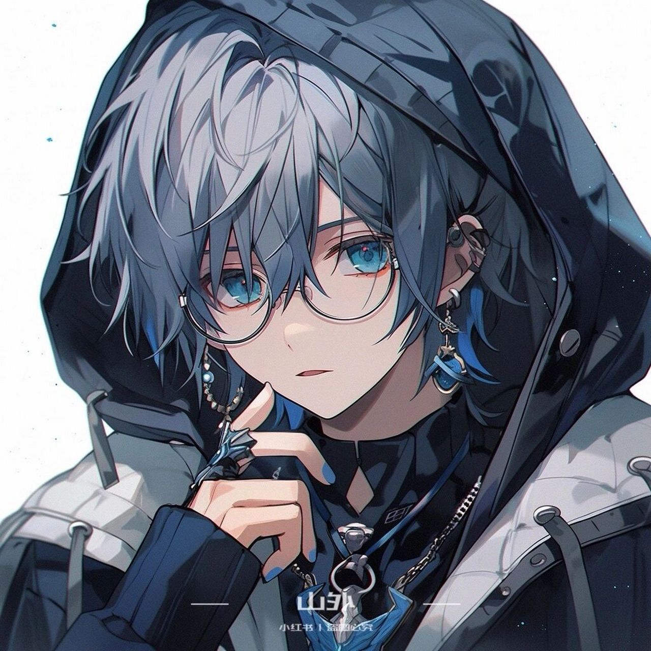 冷酷风男生帅气头像