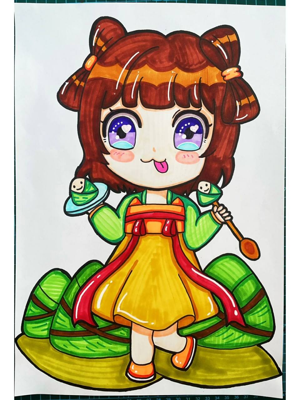 端午节绘画96 端午节绘画,节日主题,马克笔动漫,粽子节,端午安康.