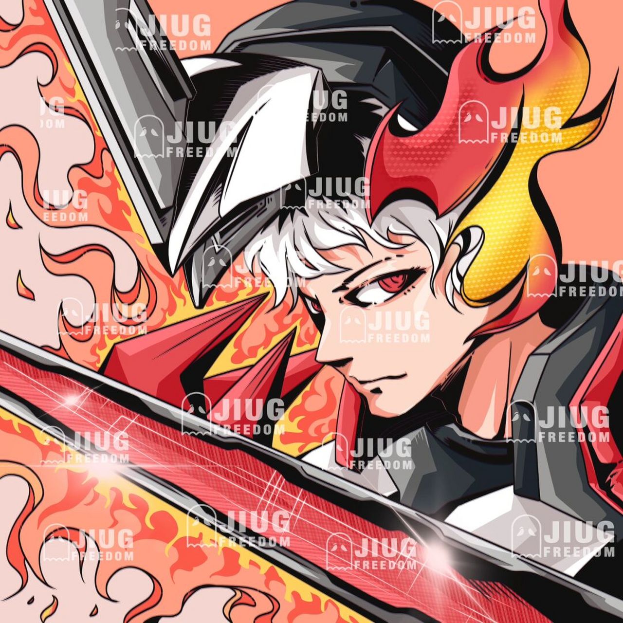 圣刃同人头像～ 圣刃没看过,想问问好看吗 #假面骑士# #头像# #头像