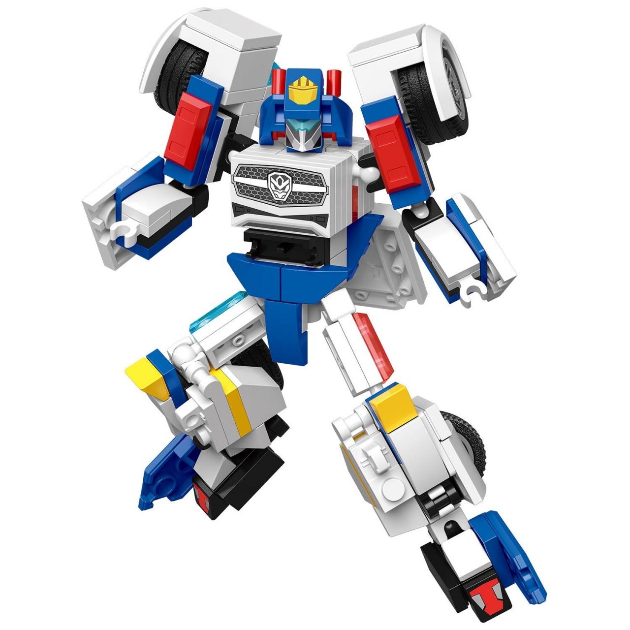 积木拼装新品 单款可拼成汽车或者机器人,五款还可以合体!