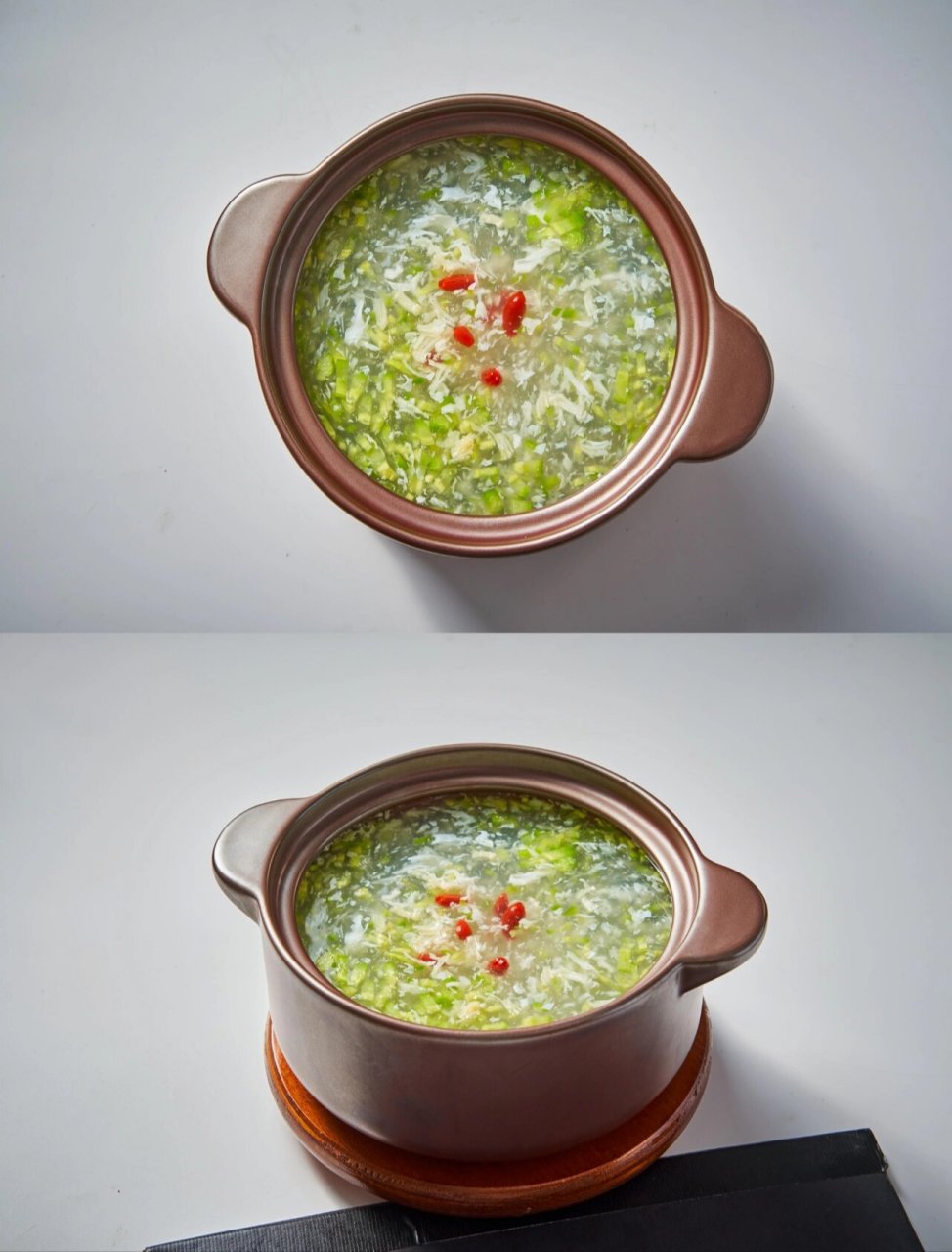 降温啦～来一碗暖呼呼的干贝苦瓜羹吧 麻婆同款【干贝苦瓜羹】话不多