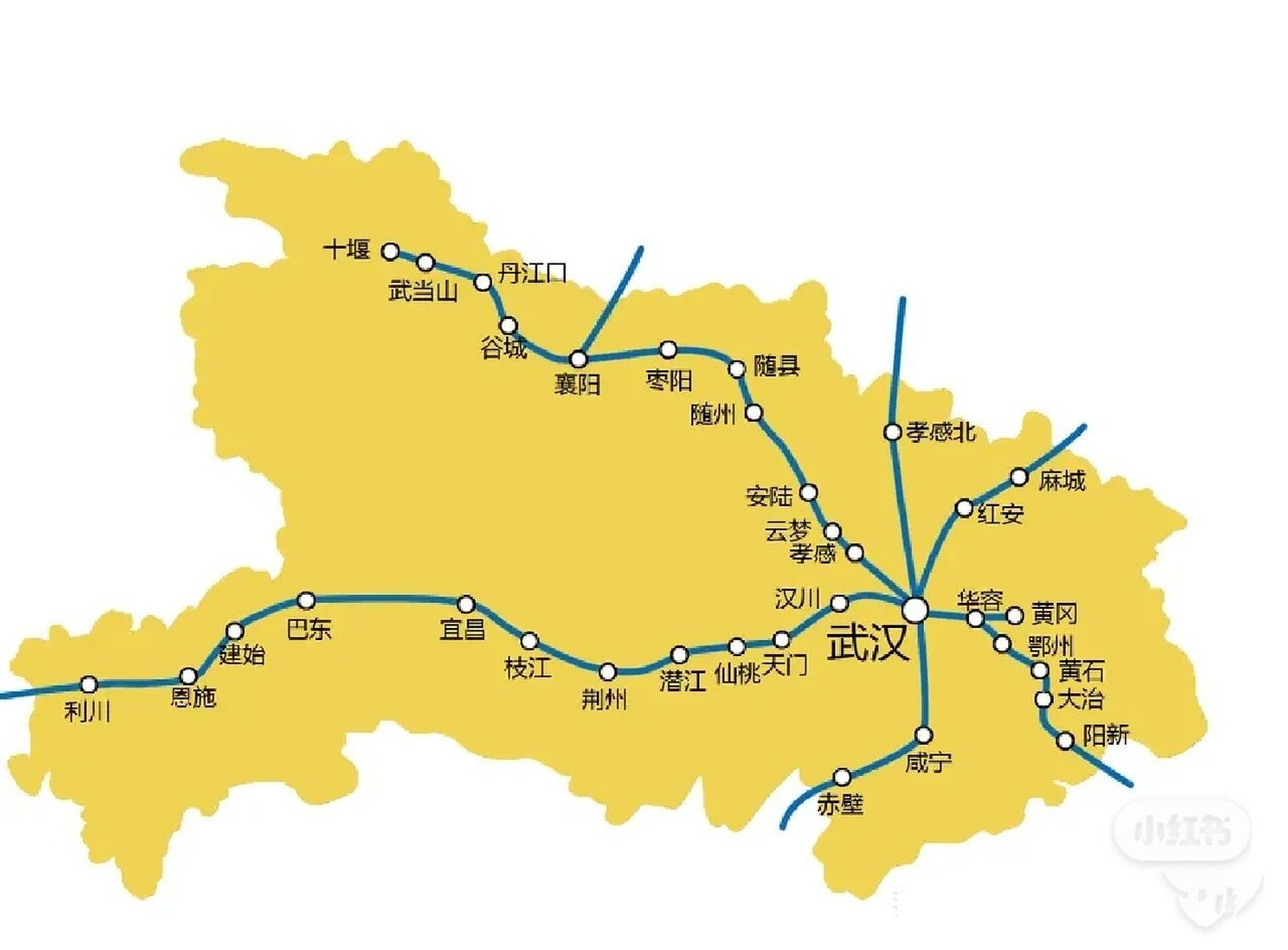 全国高铁线路图,各省请自行查找～(下) 2012年到2022年间,我国"四纵四