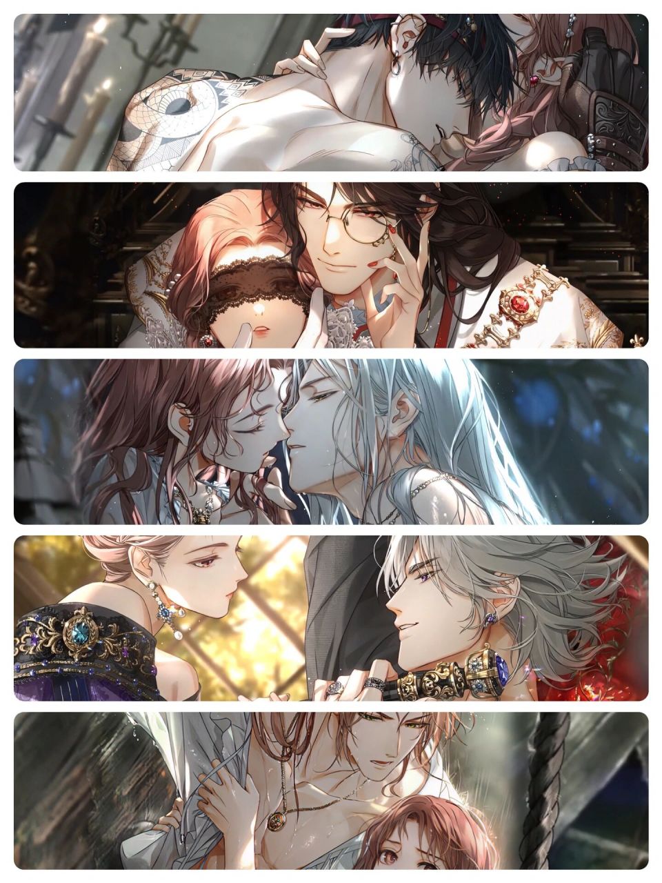 光与夜之恋丨欲海狂澜全员电脑壁纸也做好啦 原素材:光与夜之恋官方