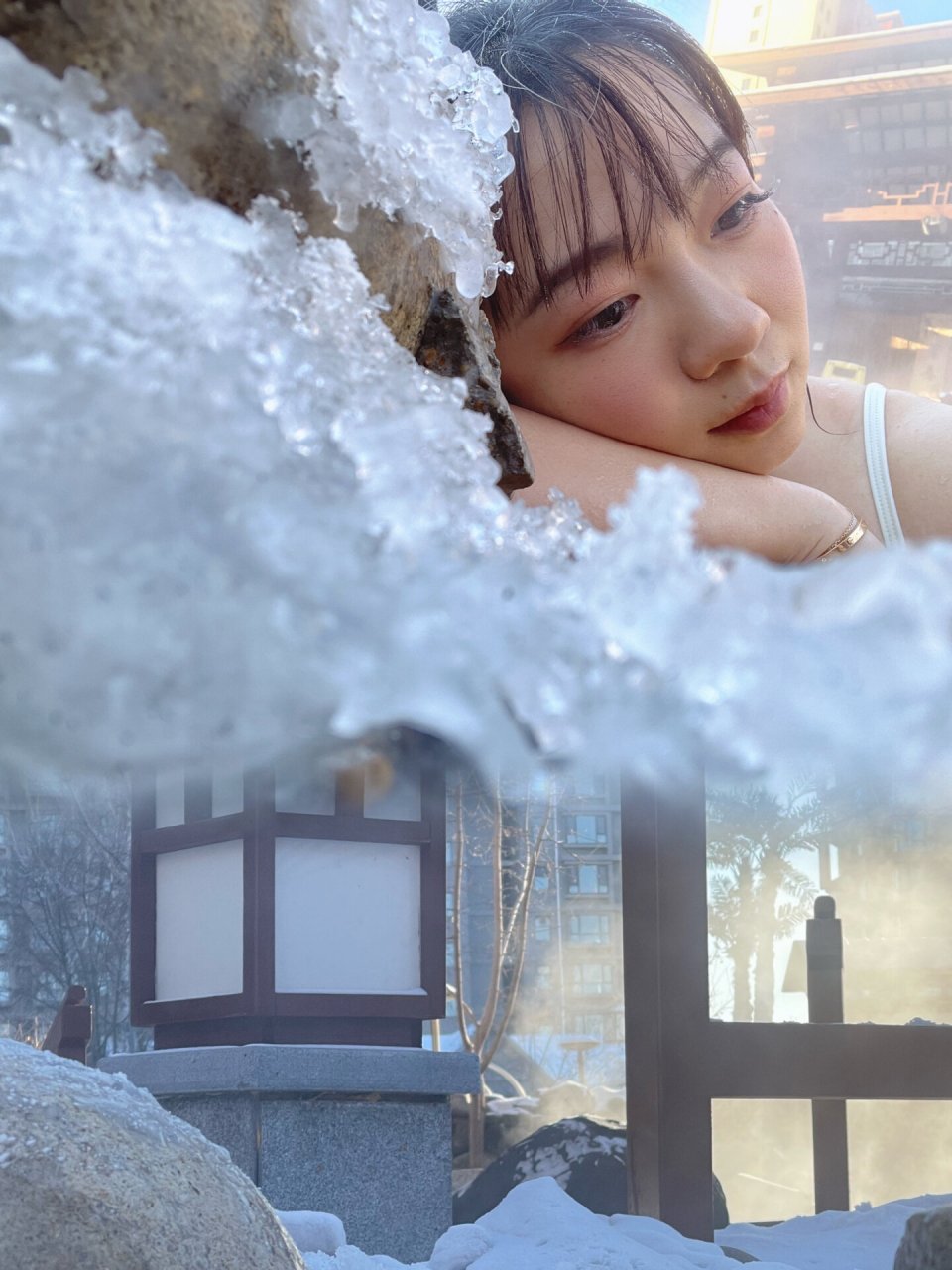 北国温泉 冰天雪地里的温暖 东北之行的最后一站,林甸北国温泉 真正的