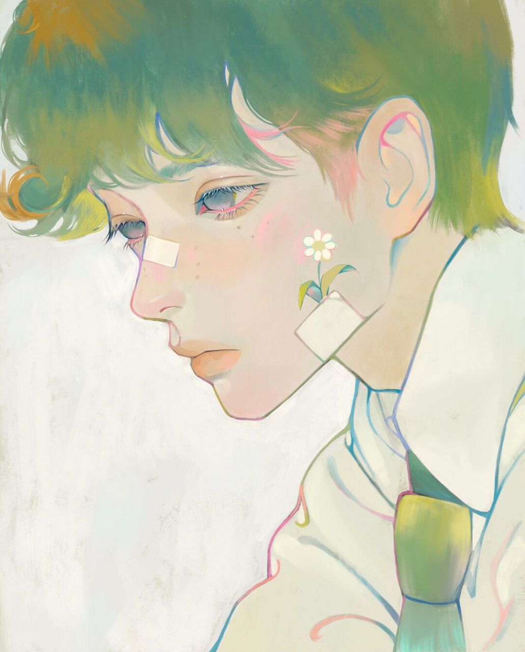 油画风男生 快进来学～ 来自nutdream老师的课堂作业 照片来自:小張不