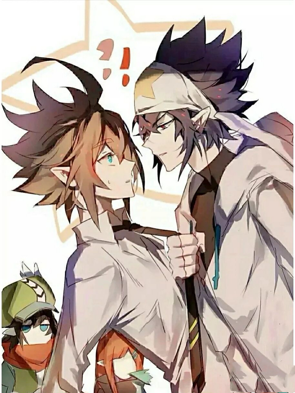 赞德:老猫头赶我出来了～ 紫堂真:我就知道你