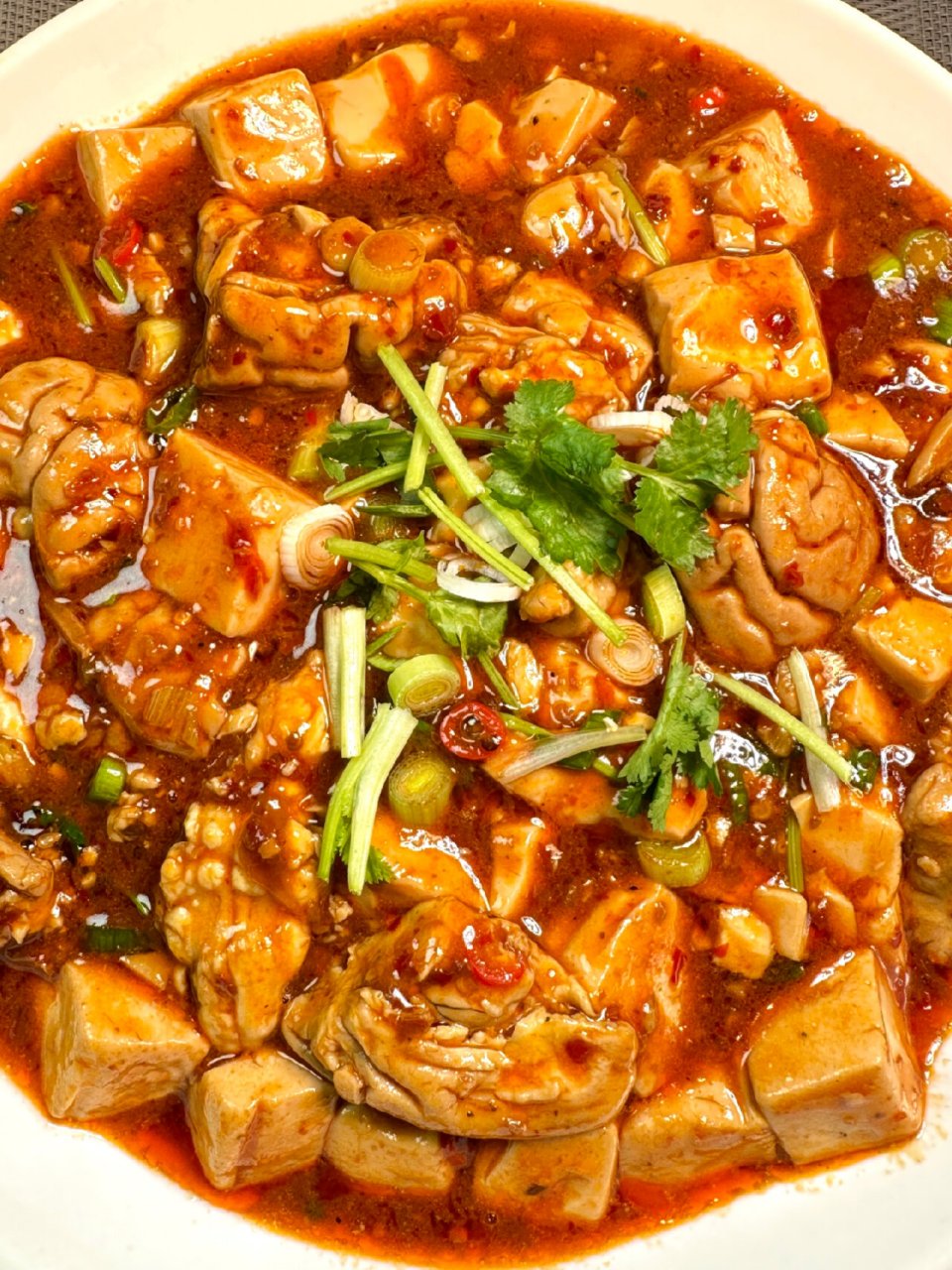 请问这样的97麻辣豆腐脑花你会炫几碗饭97 96