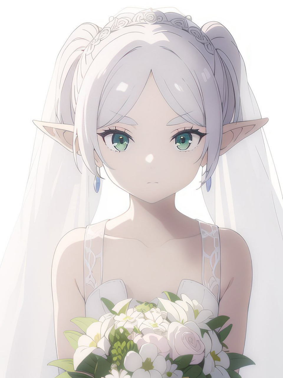 99  94 芙莉莲在漫画中总是那么迷人,无论是她的造型还是表情,都