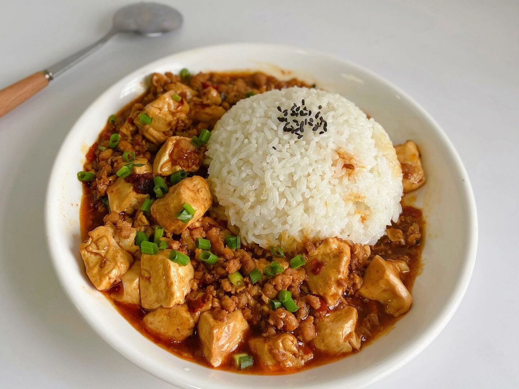 美食教程|麻婆豆腐拌饭 简单又好吃到舔盘03 准备材料787878