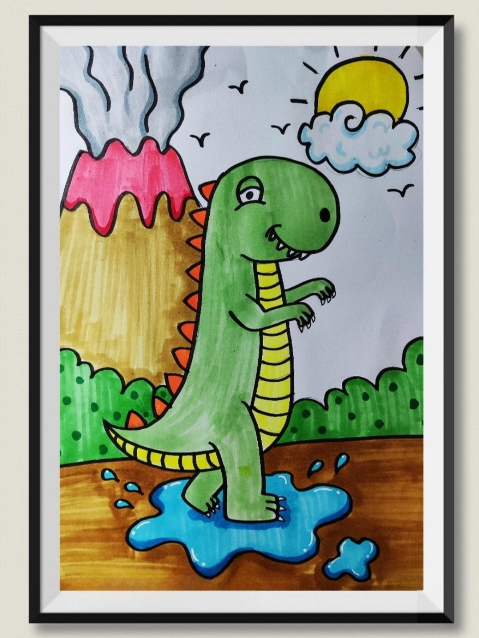 恐龙儿童简笔画