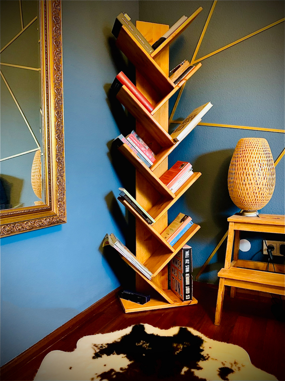 【书架diy】做一个长得像树一样的书架07 房间的角落空空的,因为