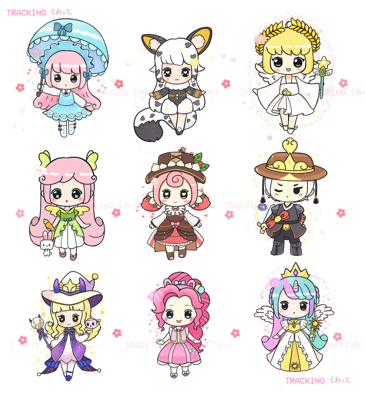 迷你世界皮肤装扮 手绘萌萌合集 简笔画 画到现在的萌萌迷你装扮合集