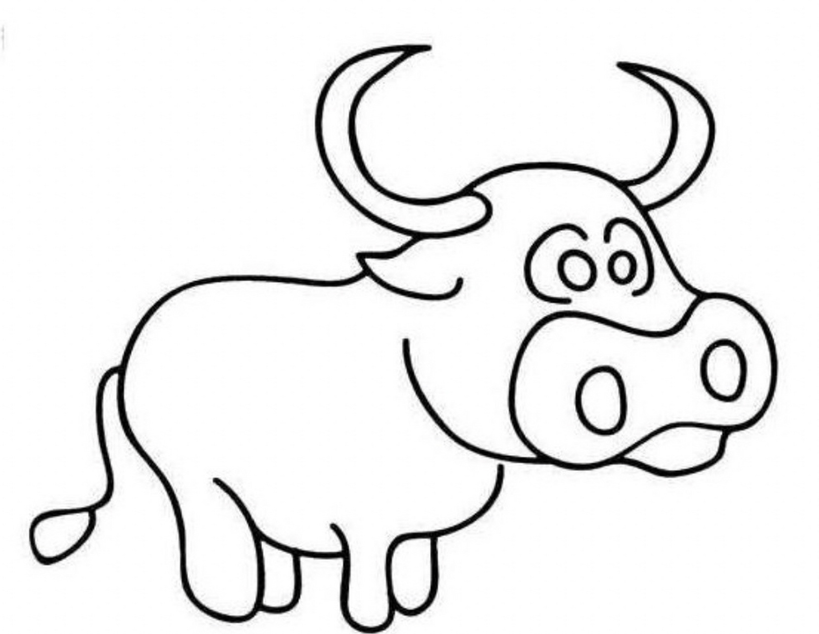 牛简笔画 祝大家牛气冲天,牛牛牛,@,@,@,@ #简笔画