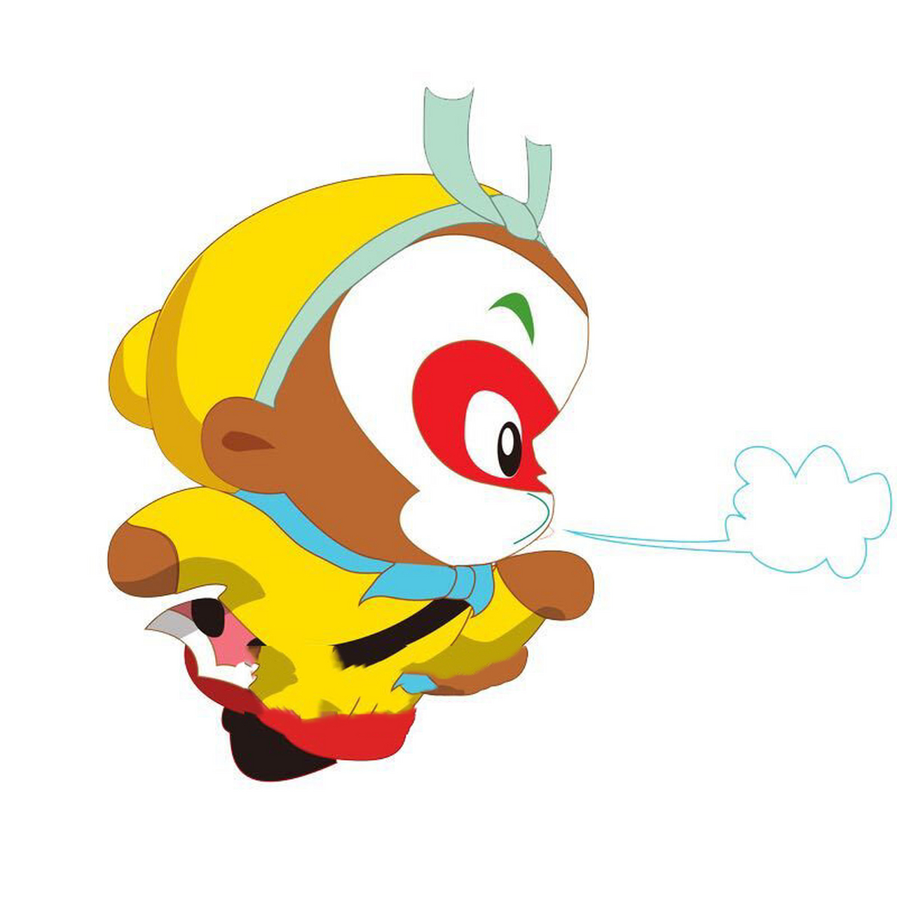 幼儿园西游记孙悟空卡通主题墙素材原图 幼儿园环创卡通系列素材 孙