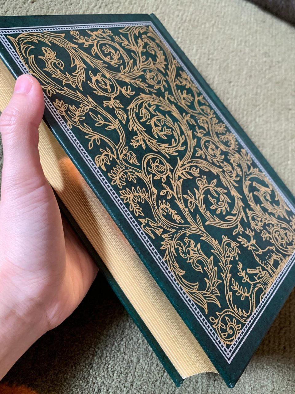 原版书推荐-镶金边的经典儿童文学格林童话 grimms complete fairy