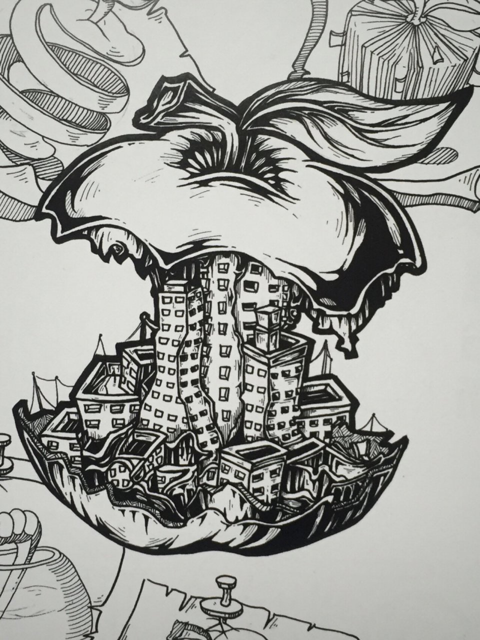 素材积累——图形创意单体 61乔布斯的苹果 61牛顿的苹果 61