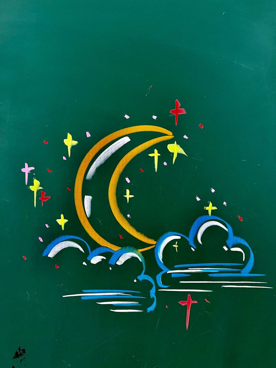 黑板报插图星辰系列