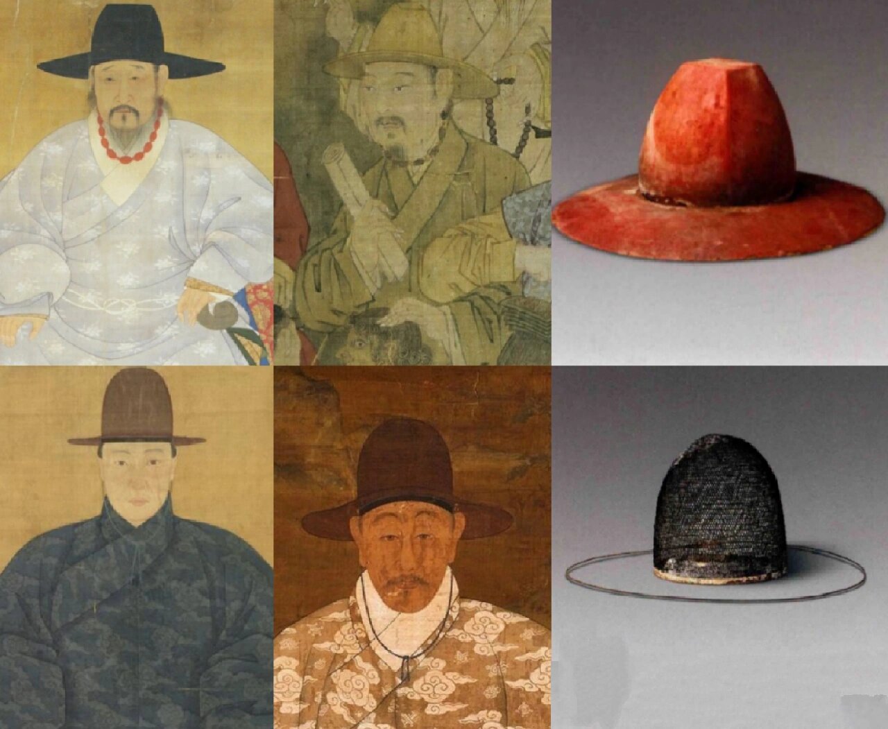 给明制大帽(士人)的形制做了一个梳理