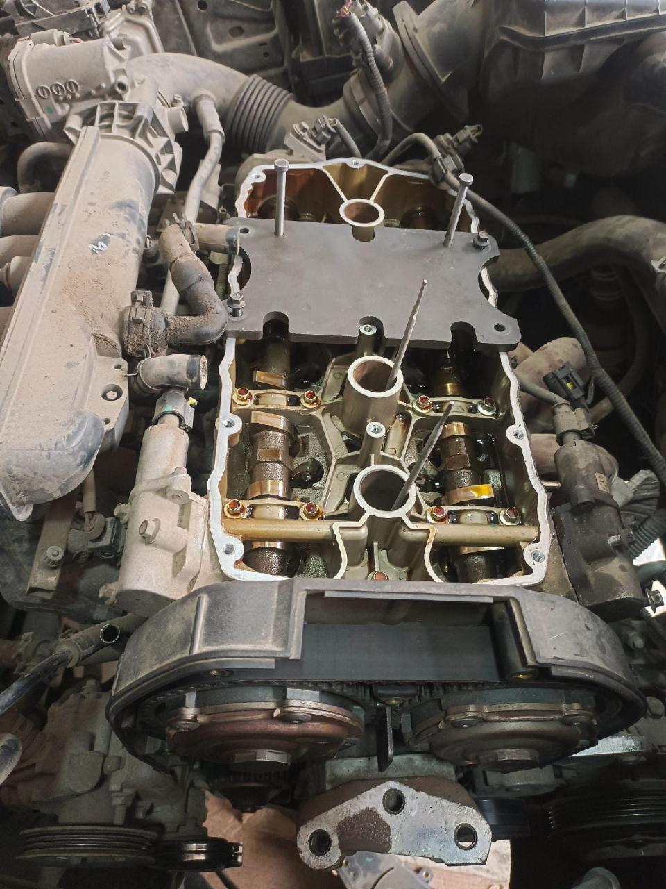 荣威正时皮带安装图片.荣威1.