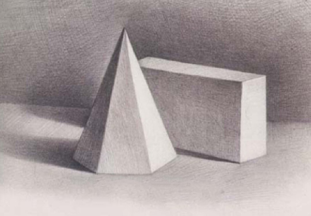 素描第二阶段:几何体双组合