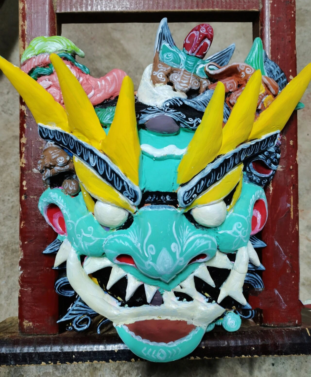 非物质文化遗产—傩面具  超清黏土制作哦～