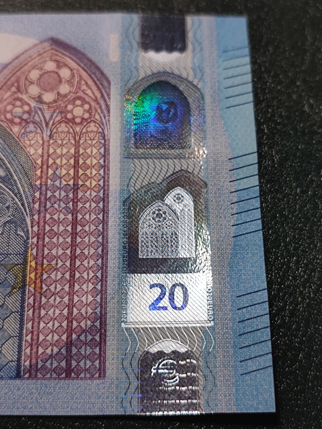 欧洲9096欧盟纸币20元