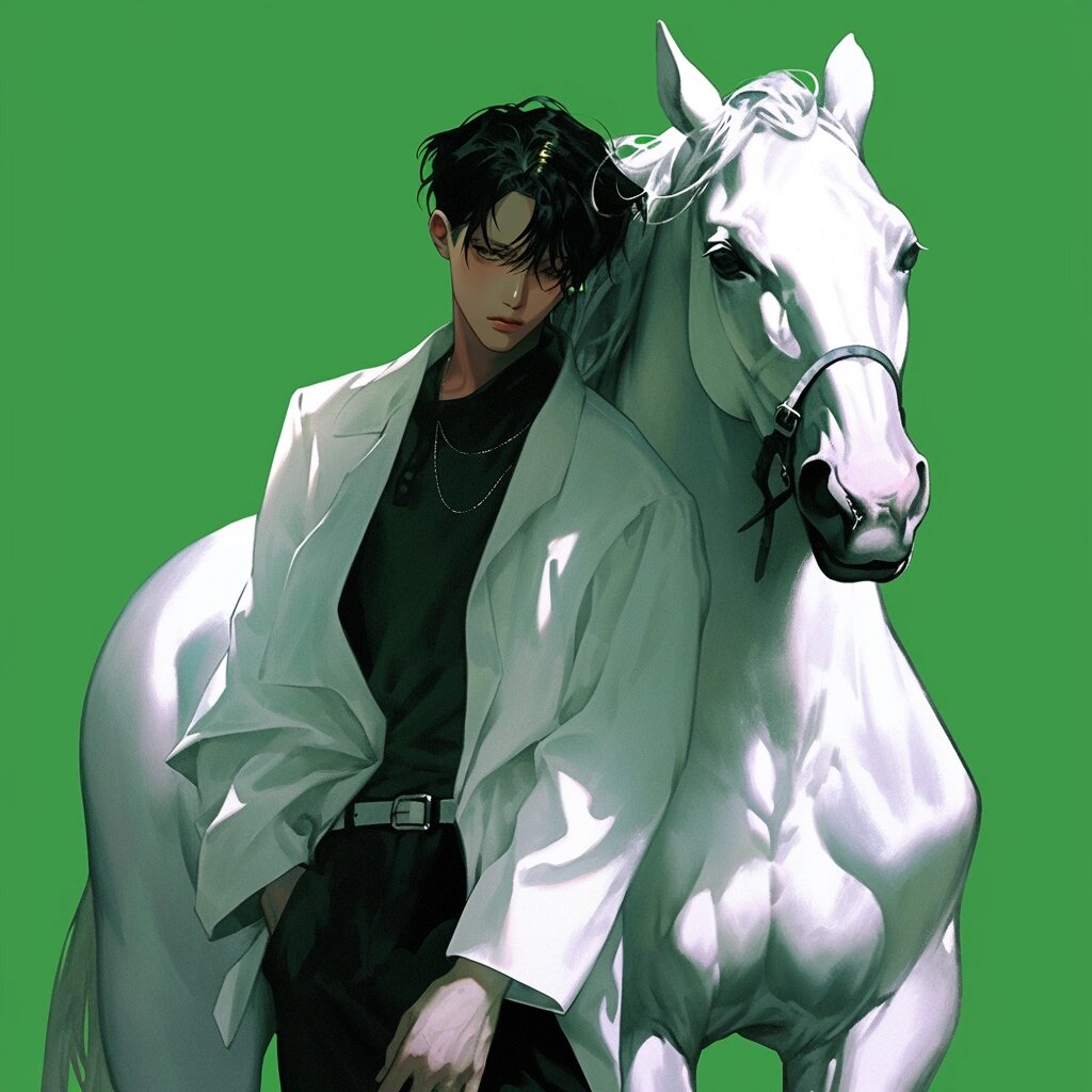 男生头像|白马王子,这画风我太爱了