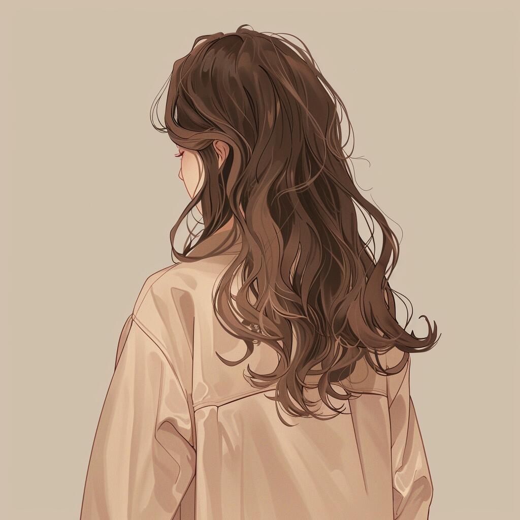 让人心动的动漫女生背影头像