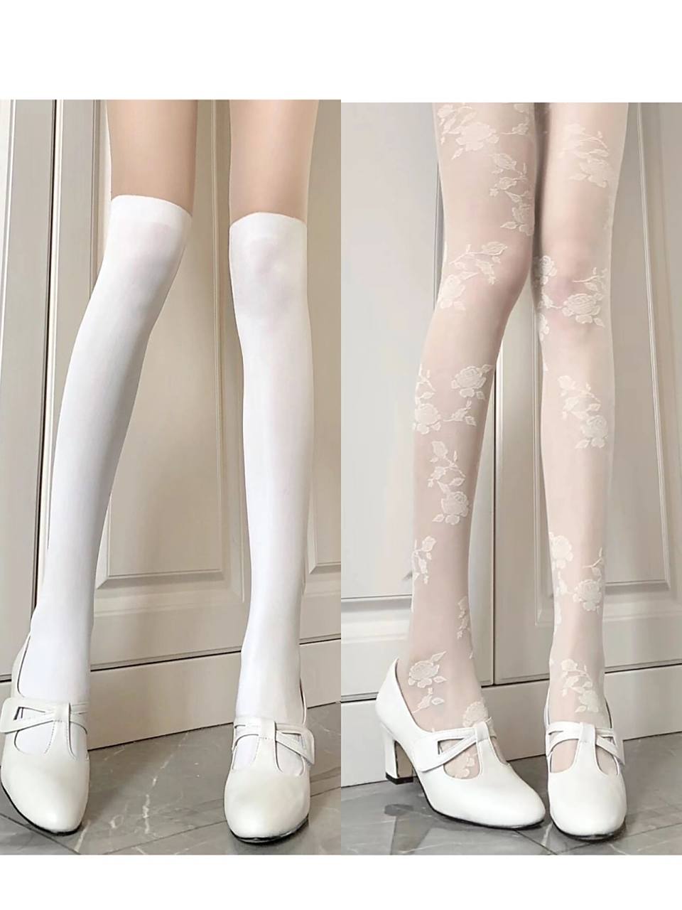 纯欲少女玛丽珍白色丝袜性感温柔高跟鞋 06 哇哇哇