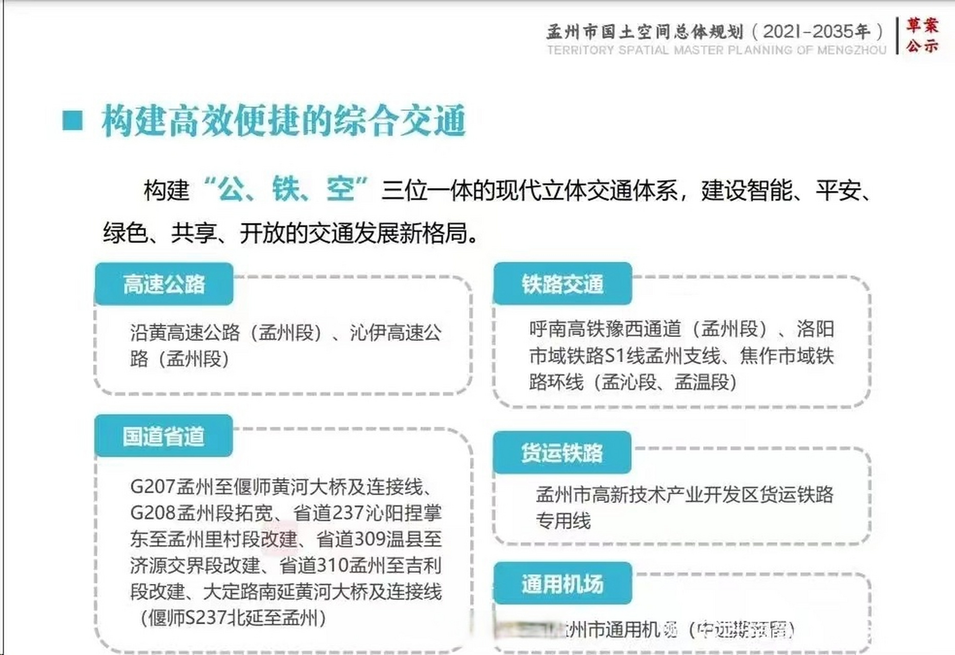 网传图:洛阳地铁s1号线到孟州至沁阳段,孟州至温县段