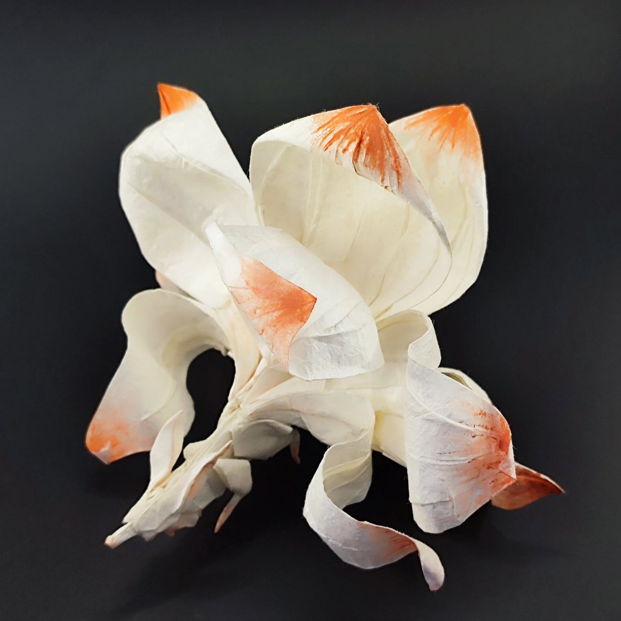 折纸一只九尾狐 《山海经·南山经》记载:又东三百里,曰青丘之山,其阳