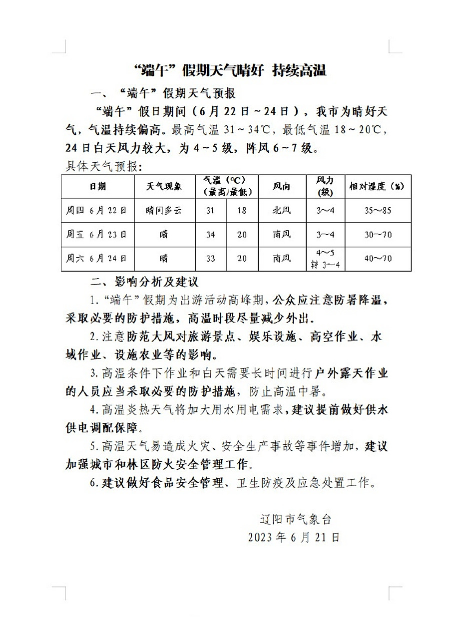 辽阳宏伟天气预报今日情况