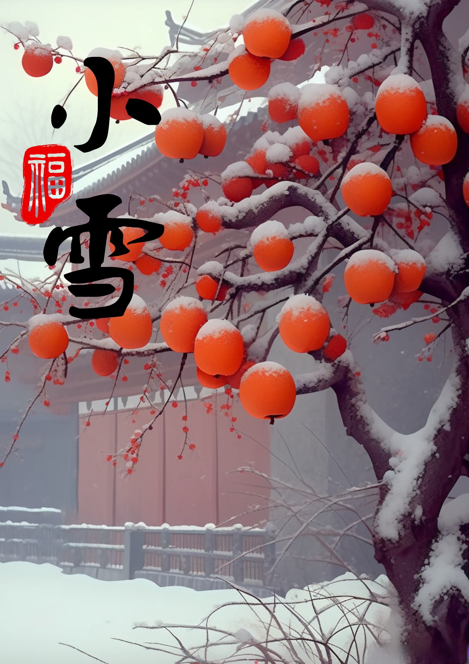 小雪节气该有的仪式感# 小雪,作为二十四节气中的第二十个,冬季第二