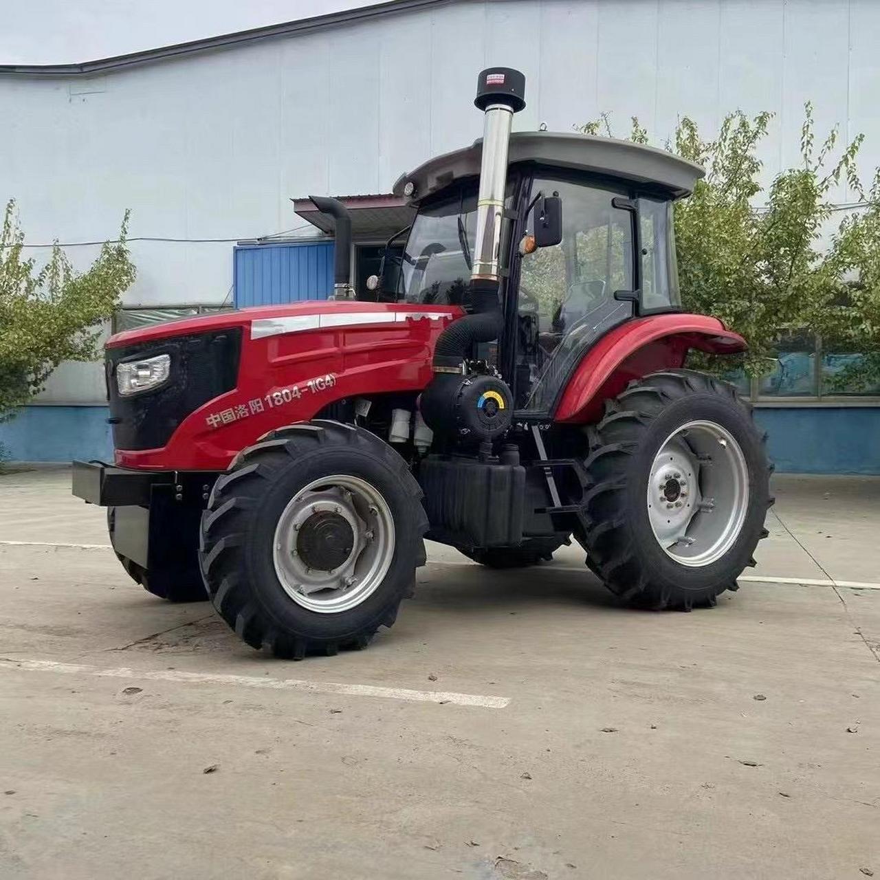 全新车,国四洛阳1804拖拉机,配备东方红六缸发动机,前后配重,空调暖风