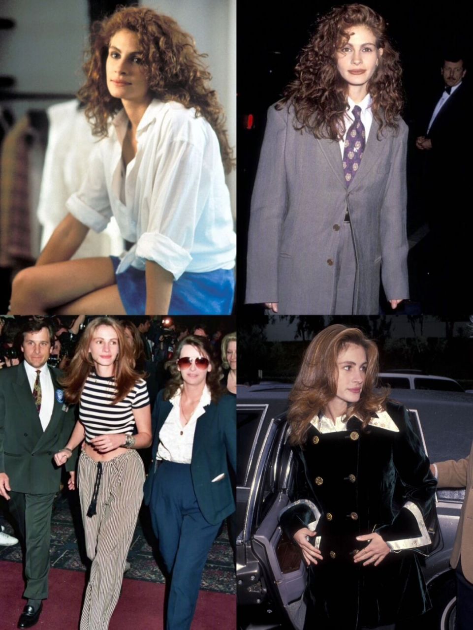 julia roberts 90年代穿搭,怎么那么时髦!