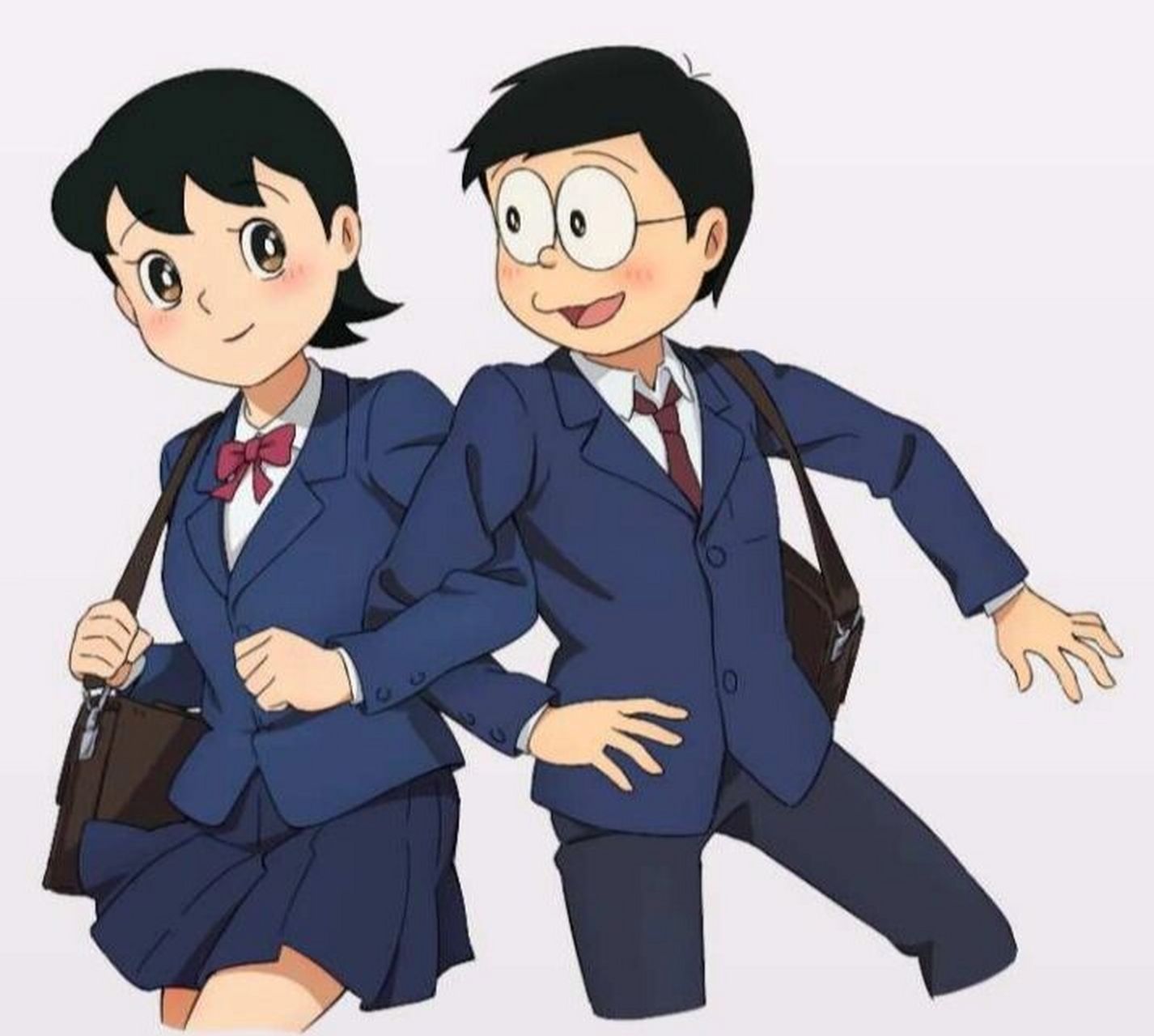 哆啦a梦 大雄与静香青梅竹马 小学 初中 高中 大学 青年