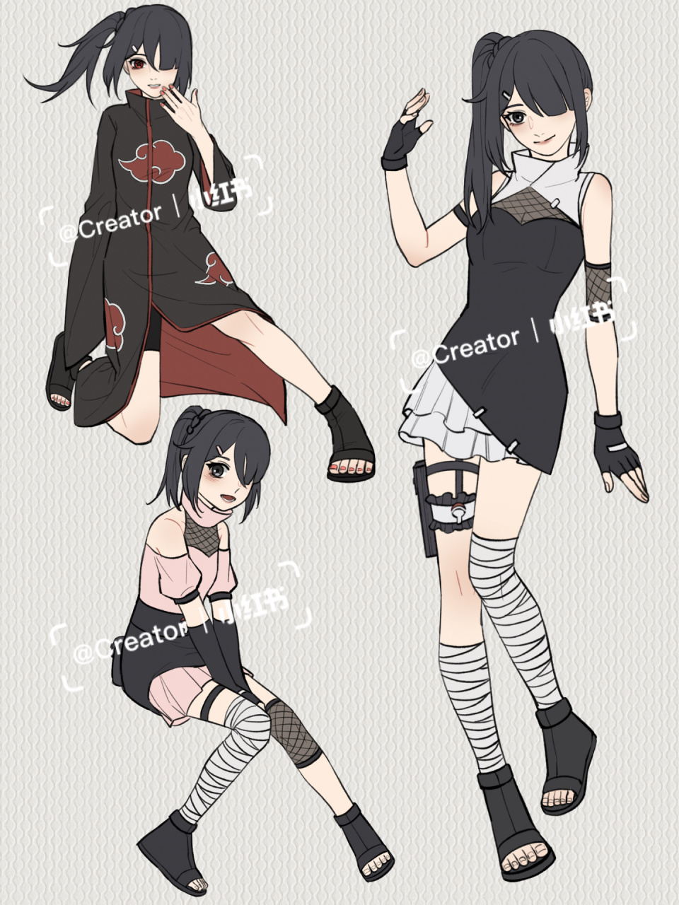 火影oc|宇智波日奈子 介绍名字已改 之前乱打的啥也不是