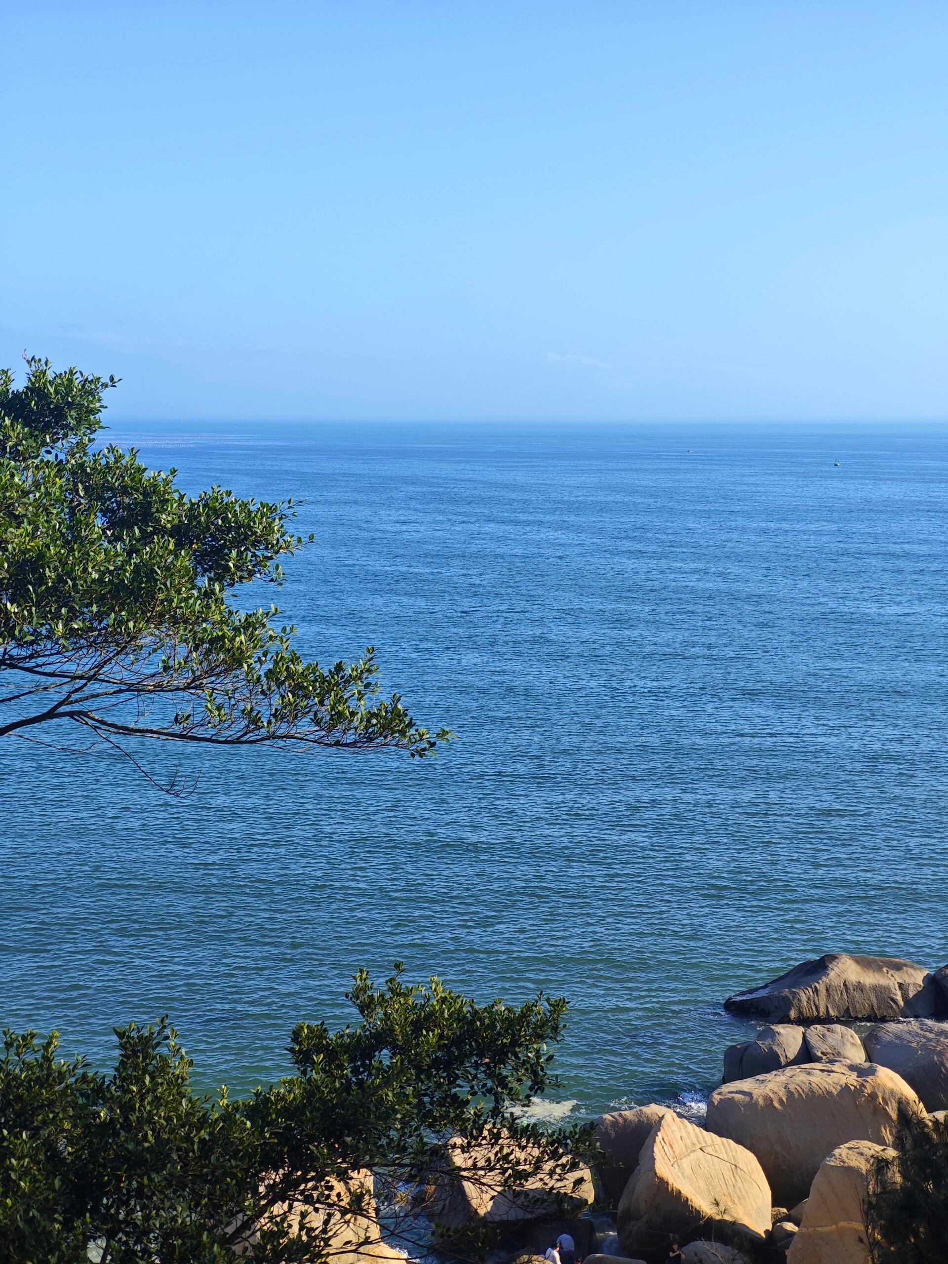 汕头 / 潮阳海门的莲花峰风景区 潮汕周边游 好天气的海边自带滤镜