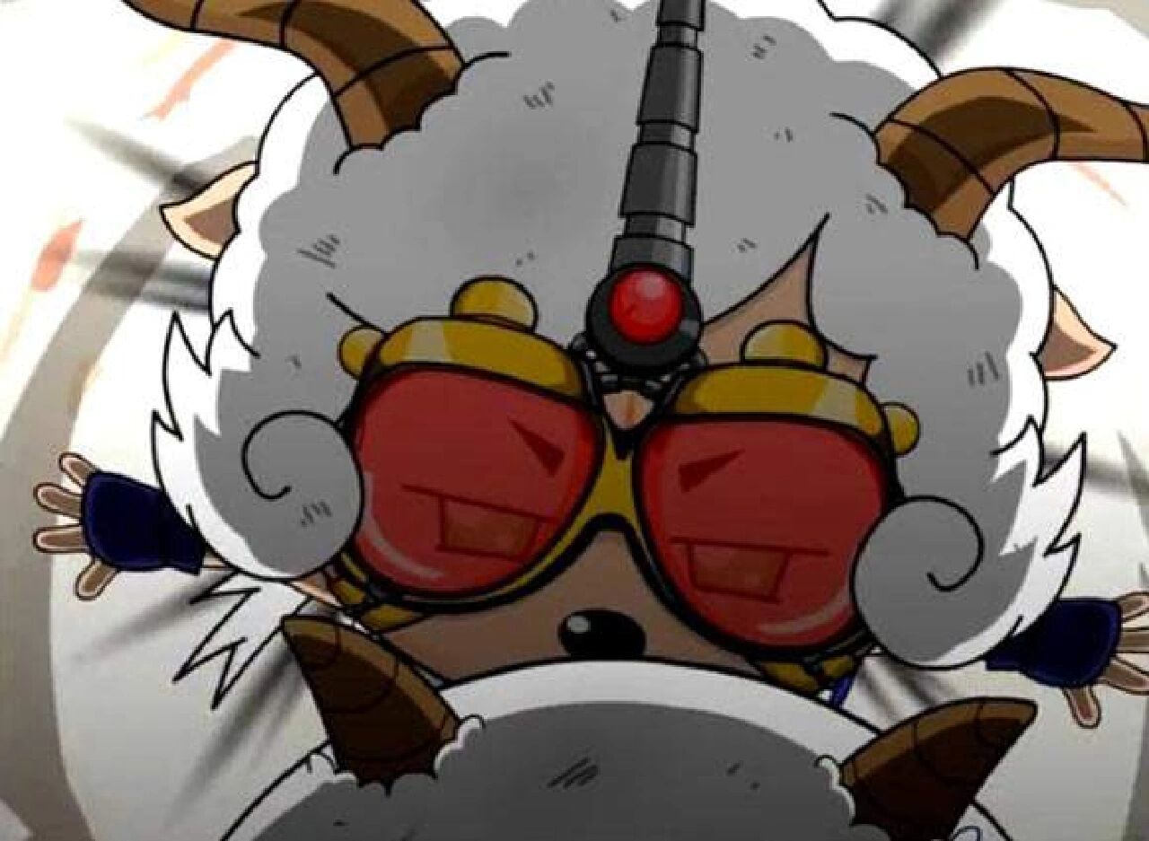 机械羊7015暖羊羊 "谢谢""再见"