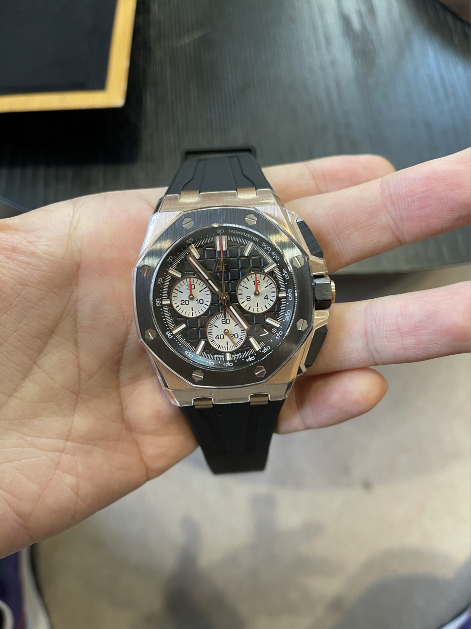 95上手体验爱彼2021新款皇家橡树离岸0299 受邀去到爱彼上手