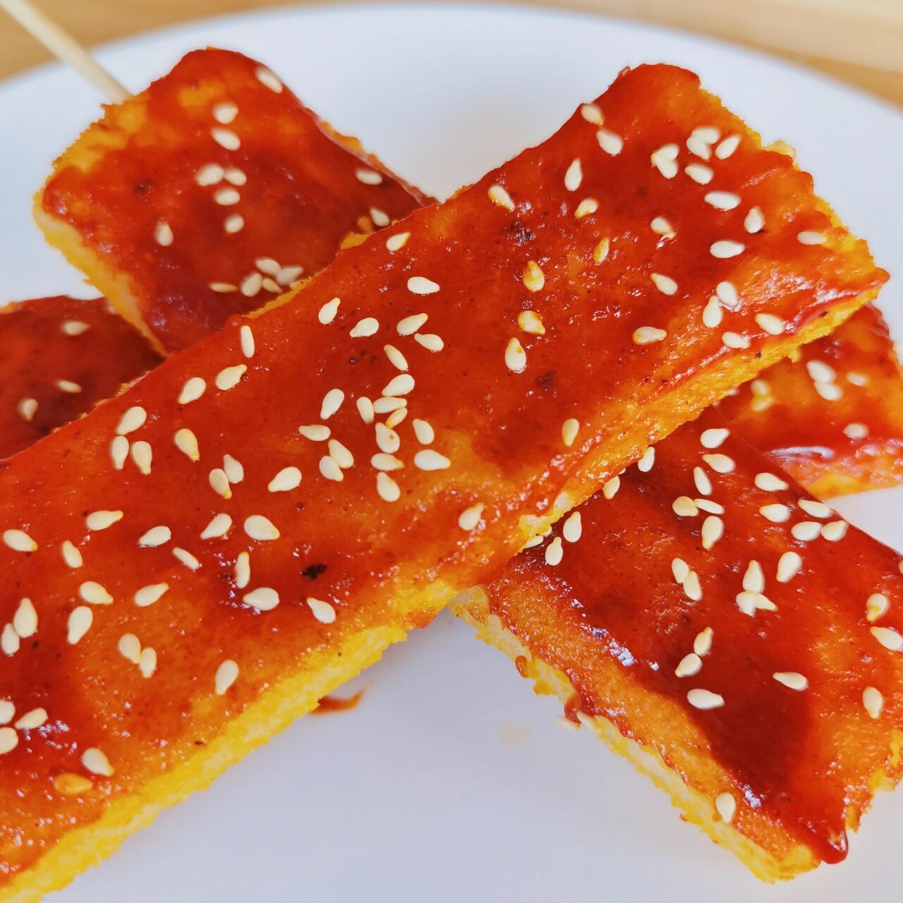 秘制神仙酱汁75韩式炸年糕75外酥里糯绝绝子 每日按时分享美食