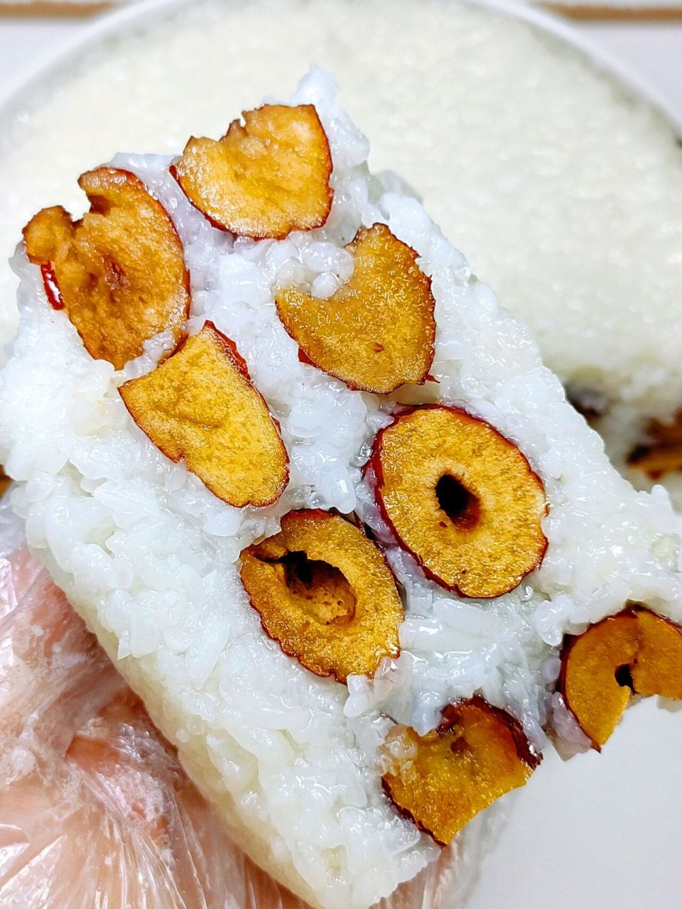 糯米切糕的超简单做法,糯叽叽巨好吃6015 91今天分享家庭版红枣