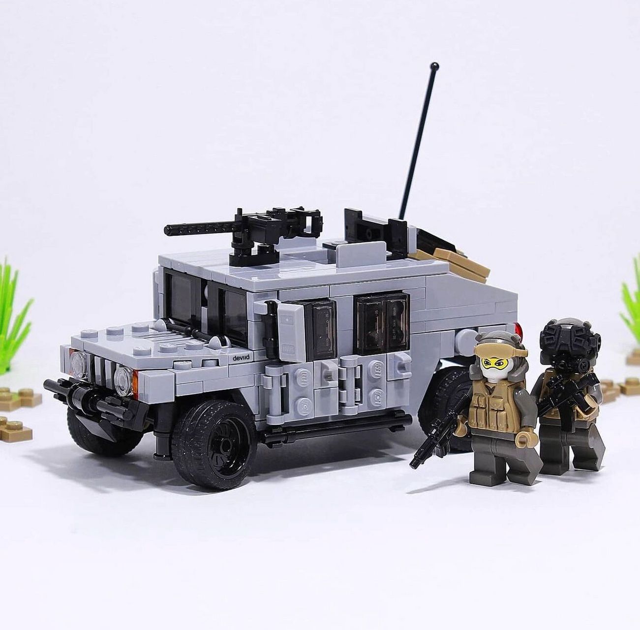 军迷们的最爱! 乐高的moc装甲车真的超帅啊!爱了啊!